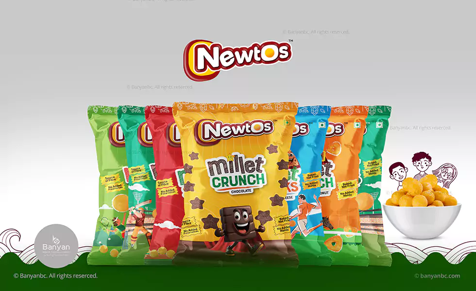 snacks pouch packaging design in coimbatore